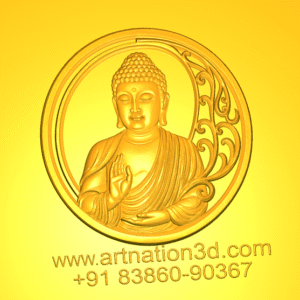 Special Buddha 3D relief file free for new website visitors www.artnation3d.com