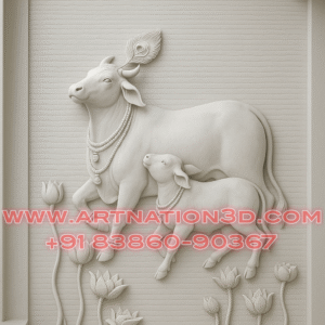 www.artnation3d.com Cow and baby Cow model