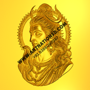 Shiv Mahadev Relief Bust Design