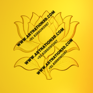 Lotus Blossom – Divine Floral Relief Design
