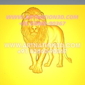 Royal Lion 3D Relief Design | ArtCAM 2008–2018 Compatible | CNC Ready Model