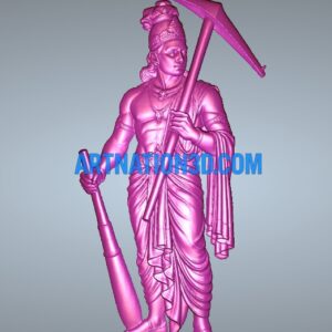 Lord Balarama Relief 3D Model