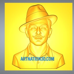 Bhagat Singh Relief 3D Model