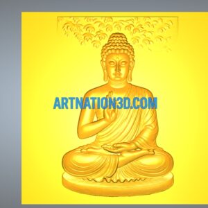 Screenshot 2025-08-05 184809 Lord Buddha 3D Model | CNC STL Design for Wall Panel, Temple & Home Decor