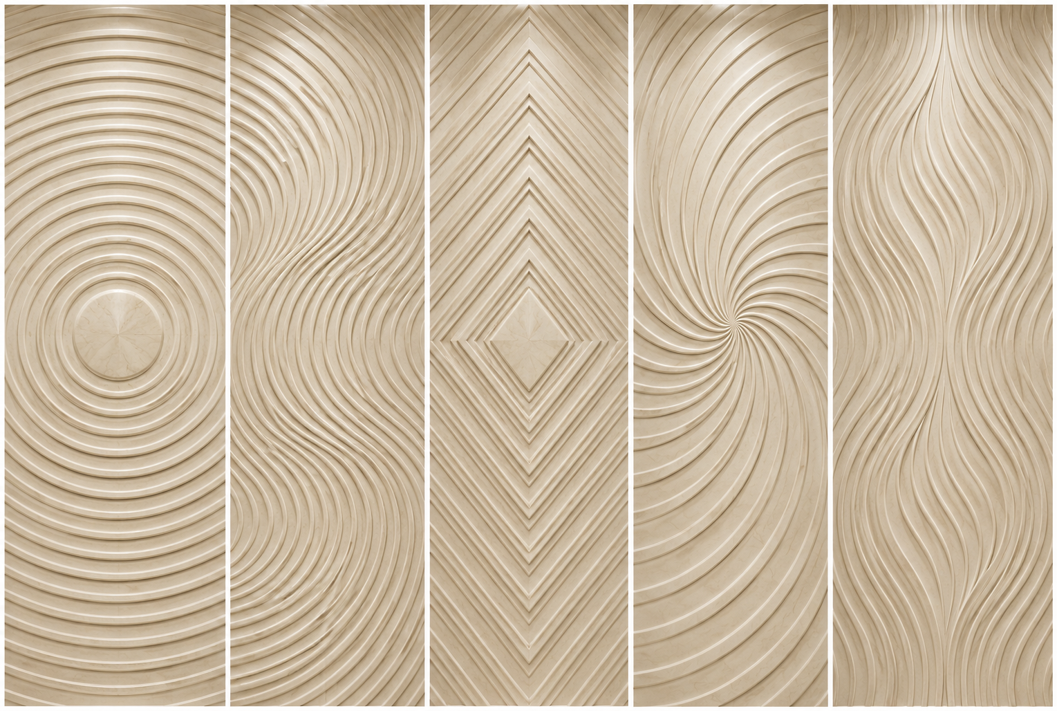 AN-0009 | Modern 3D Relief Wall Panel Design