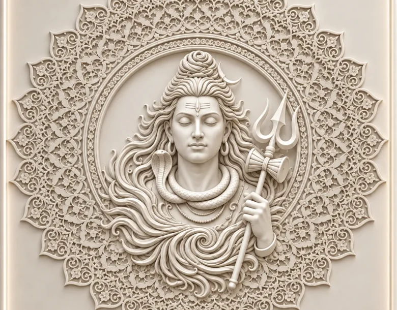 Shiva Mandala with Trishul