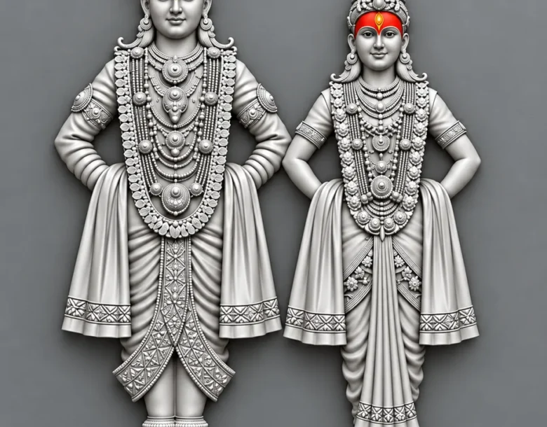 Vitthal Rukmini Standing Pair