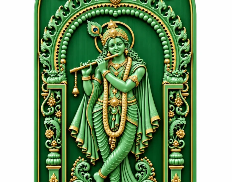 Krishna Temple Arch Relief
