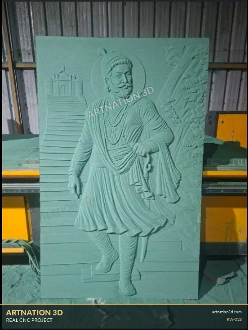 Historical Warrior Relief Panel - Workshop Photo - ArtNation 3D