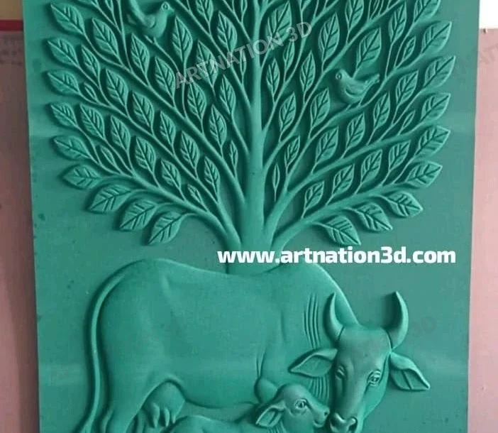 Cow and Calf under Tree – Alternate Workshop Photo
